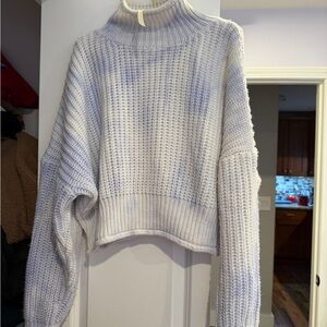 Tiger Mist Soft Knit Turtleneck Sweater - Light Gray